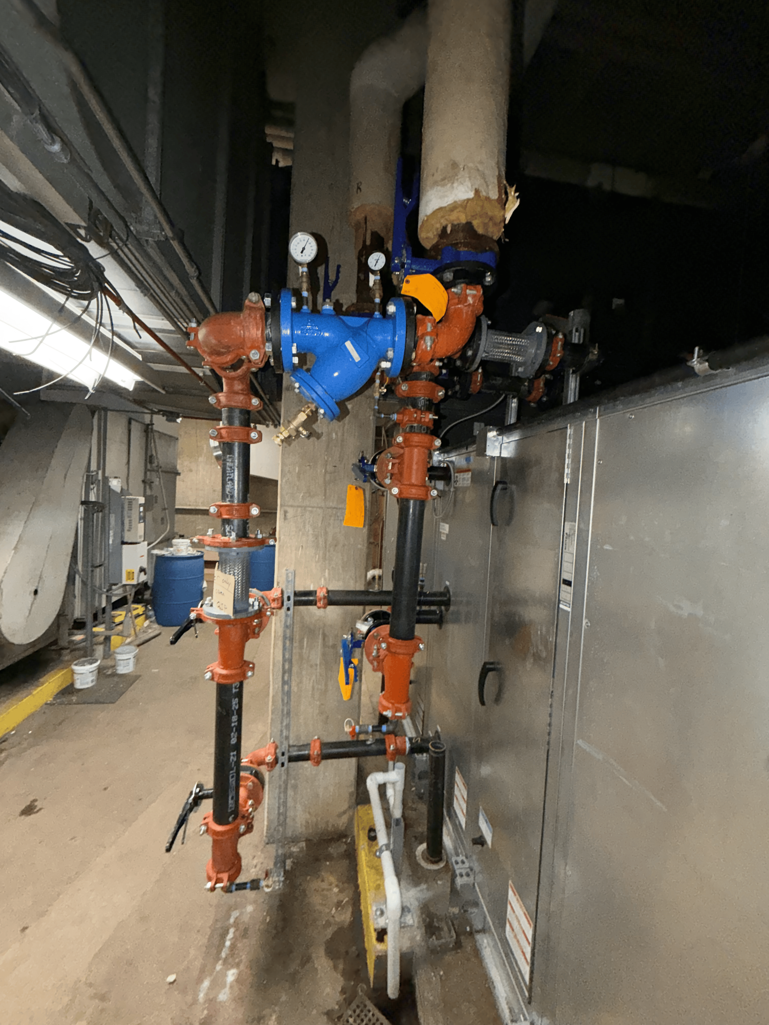 Insulation work at a facility
